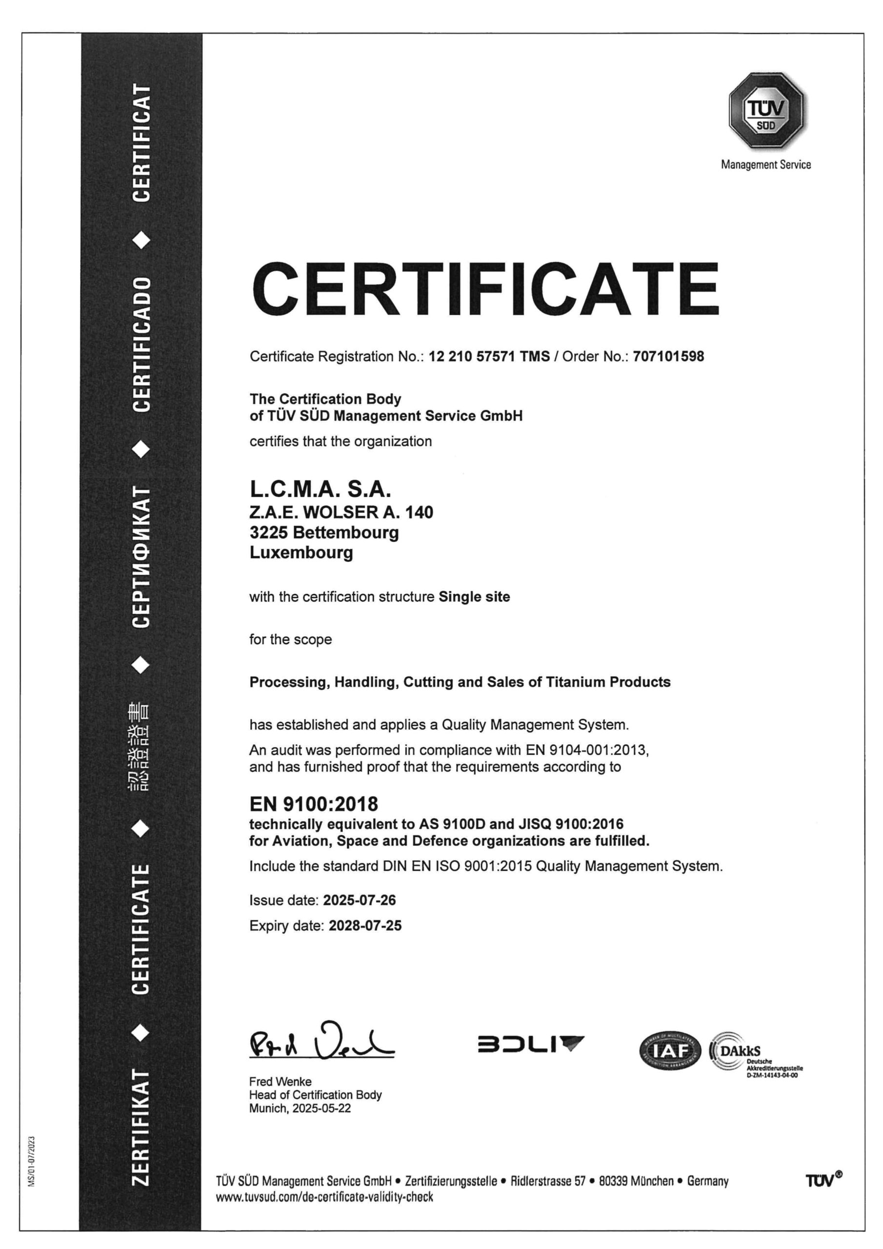 “LCMA’s
